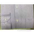 Chemise business teinte en fil sur mesure